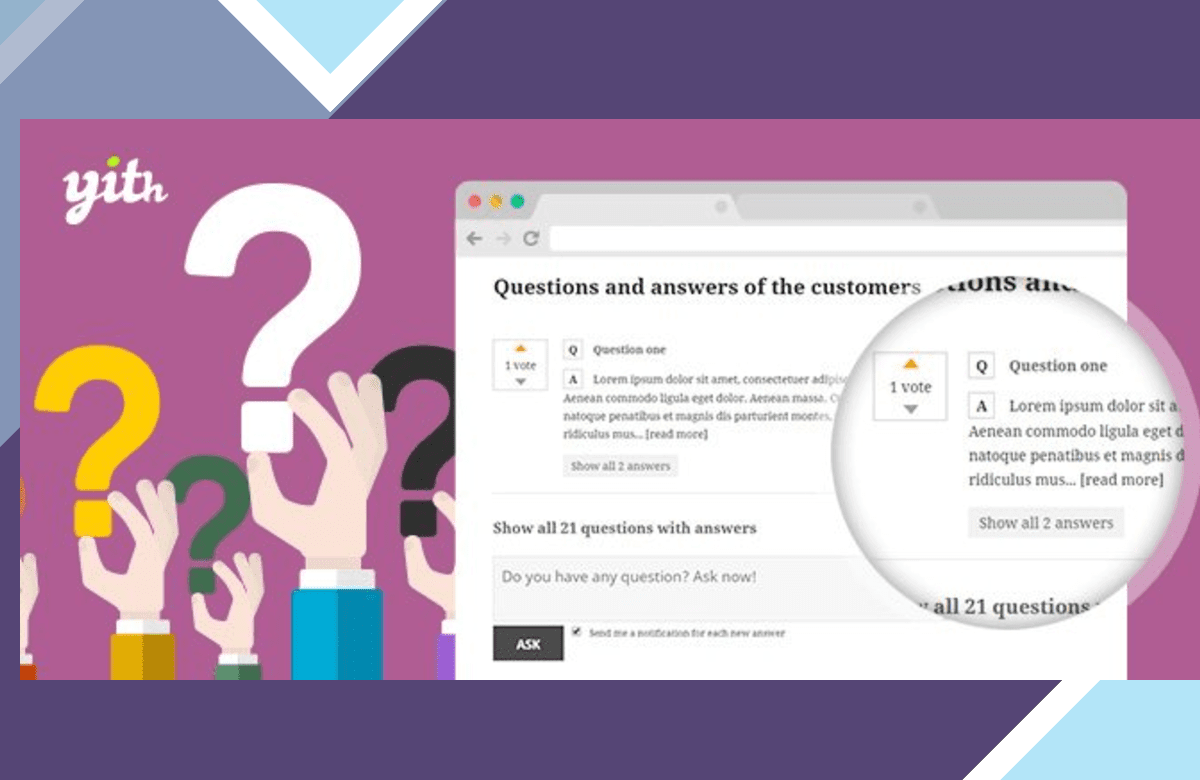 YITH WooCommerce Questions and Answers Premium screenshot