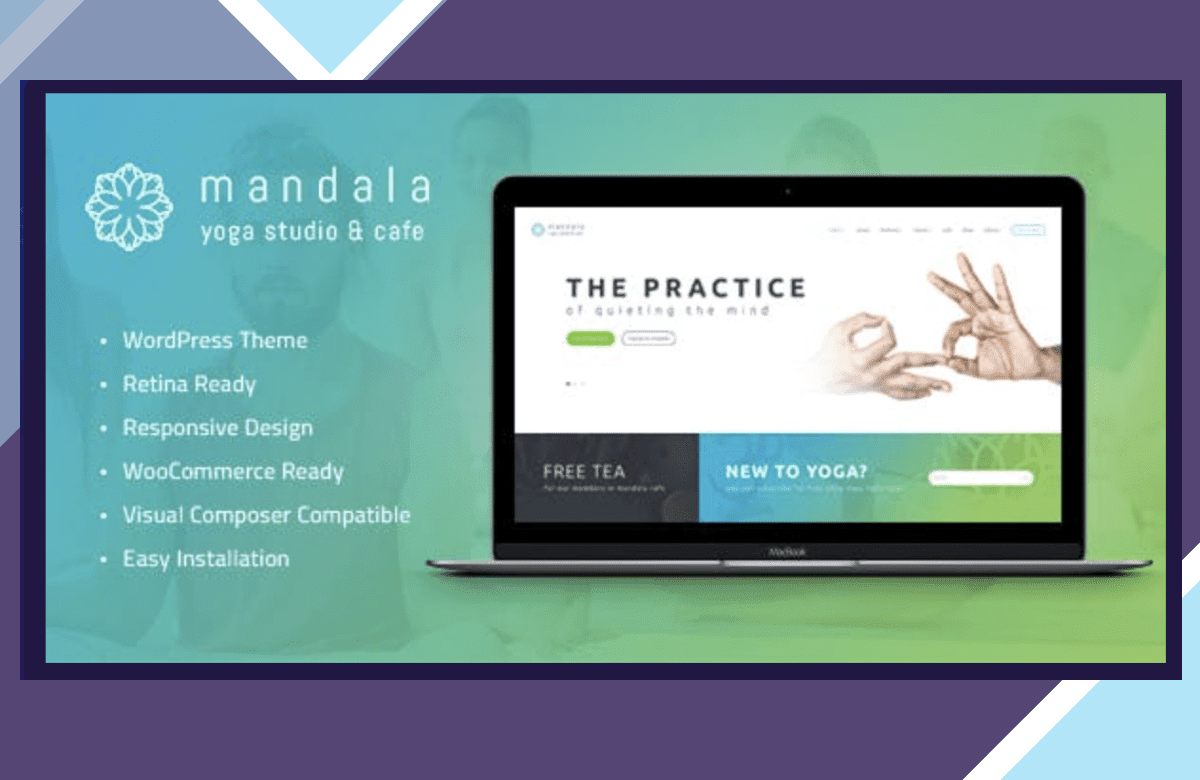 Mandala – Yoga Studio and Wellness Center WordPress Theme screenshot