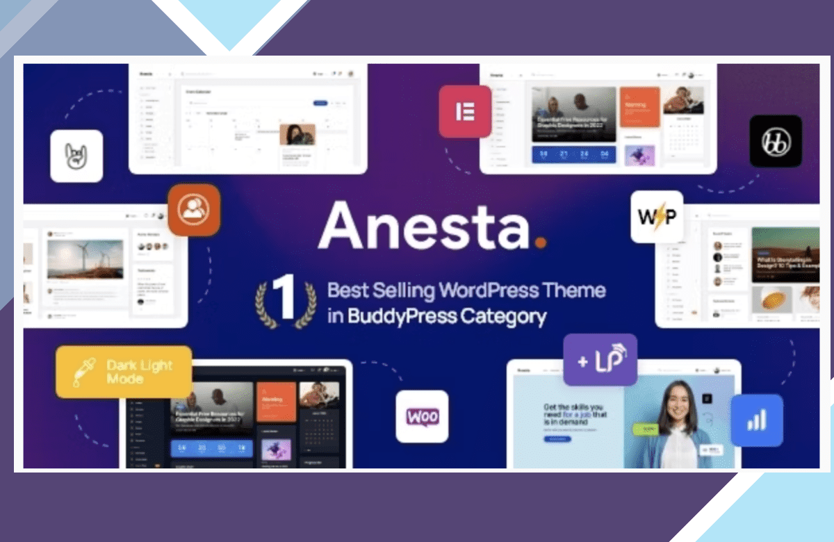 Anesta – Intranet, Extranet, Community and BuddyPress WordPress Theme screenshot