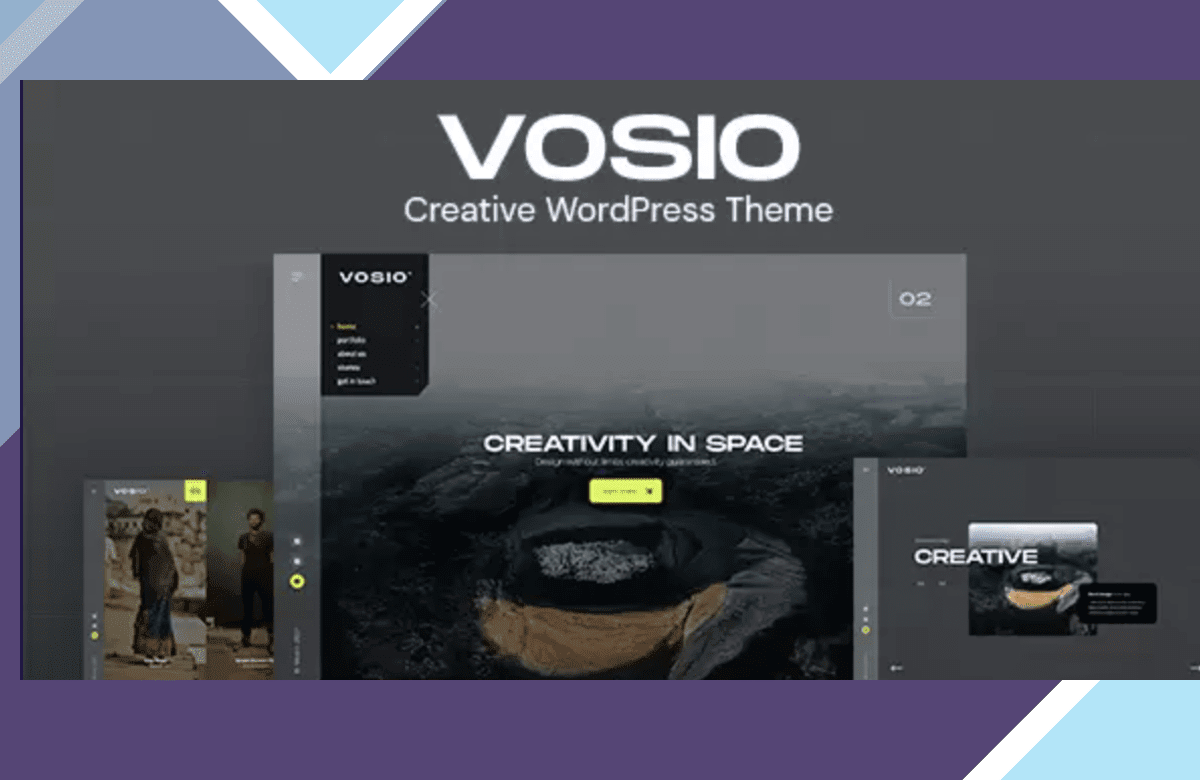 Vosio – Creative WordPress Portfolio screenshot