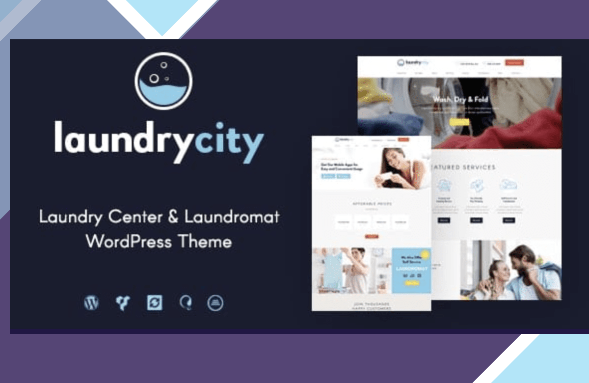 Laundry City | Dry Cleaning Services WordPress Theme screenshot