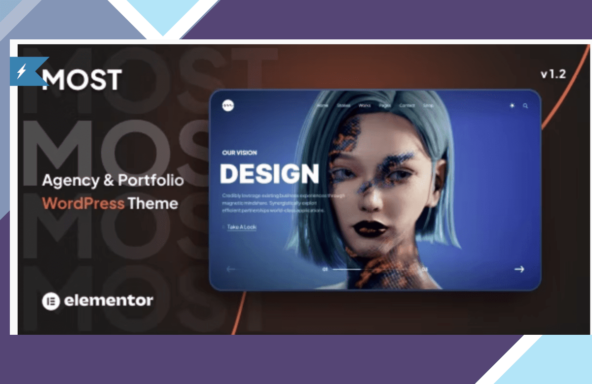 Most – Creative Agency and Portfolio Theme screenshot