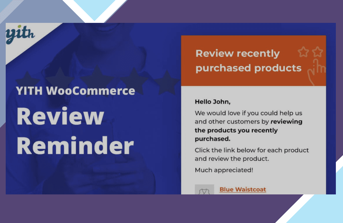 YITH WooCommerce Review Reminder screenshot