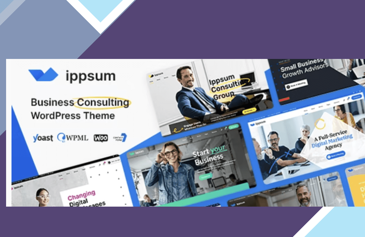 Ippsum – Business Consulting WordPress Theme screenshot