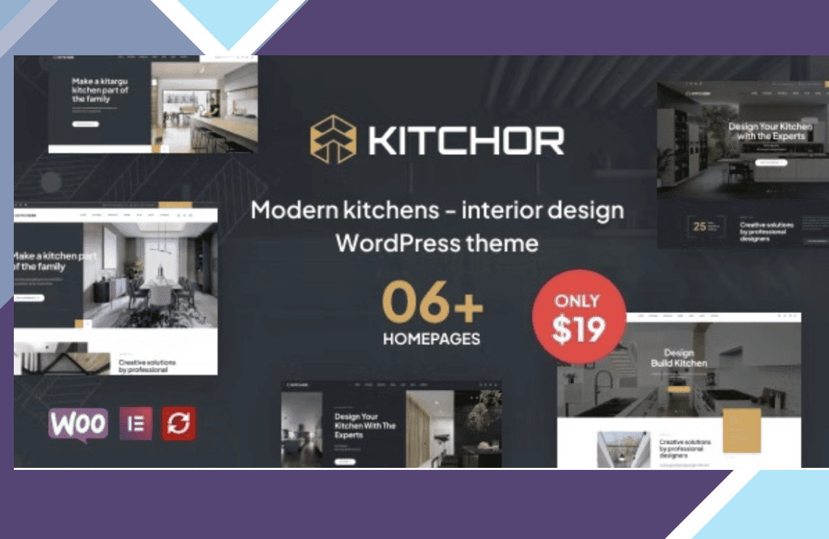 Kitchor Interior Design WordPress Theme screenshot