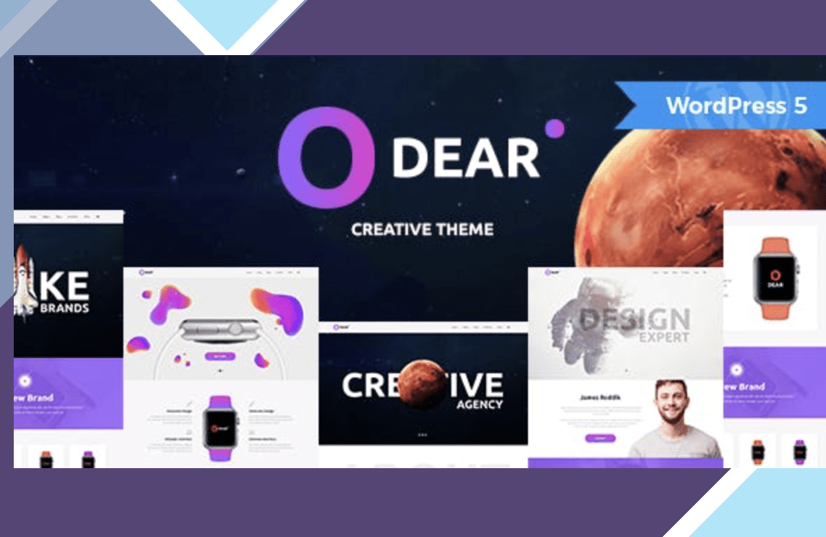 Odear – Multi-Concept Creative WordPress Theme screenshot