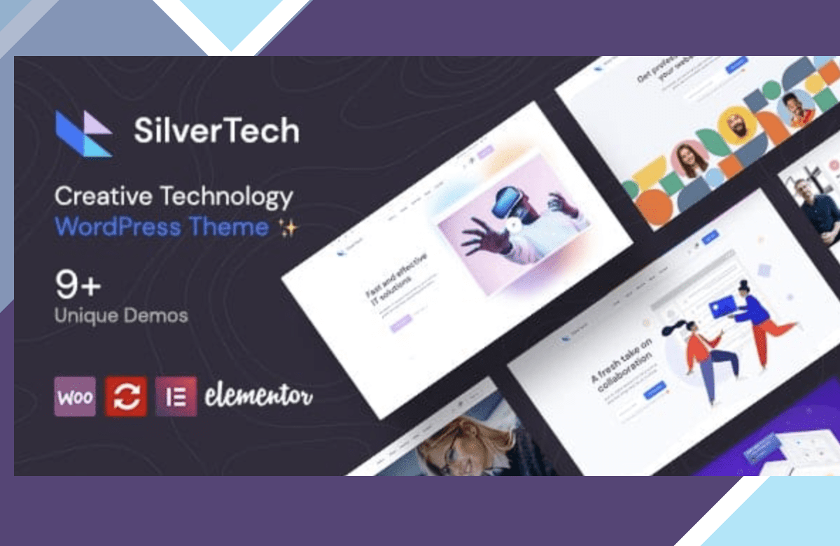 Silvertech – Creative WordPress Theme screenshot