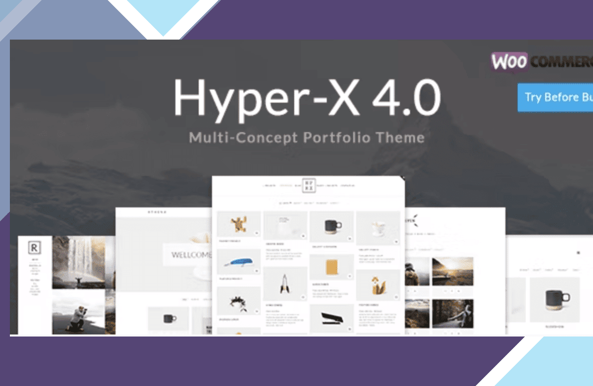 HyperX – Responsive WordPress Portfolio Theme screenshot
