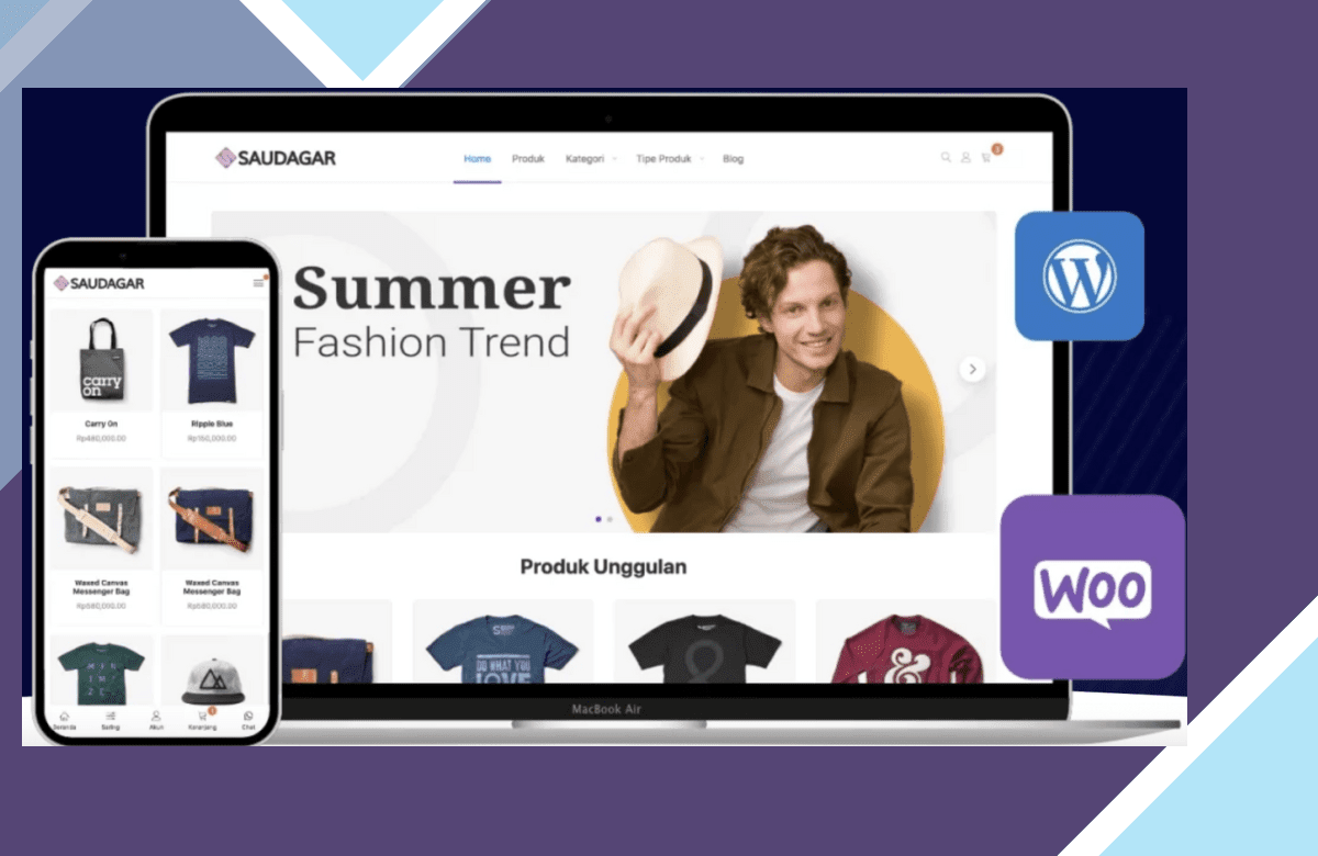 Saudagar WP screenshot
