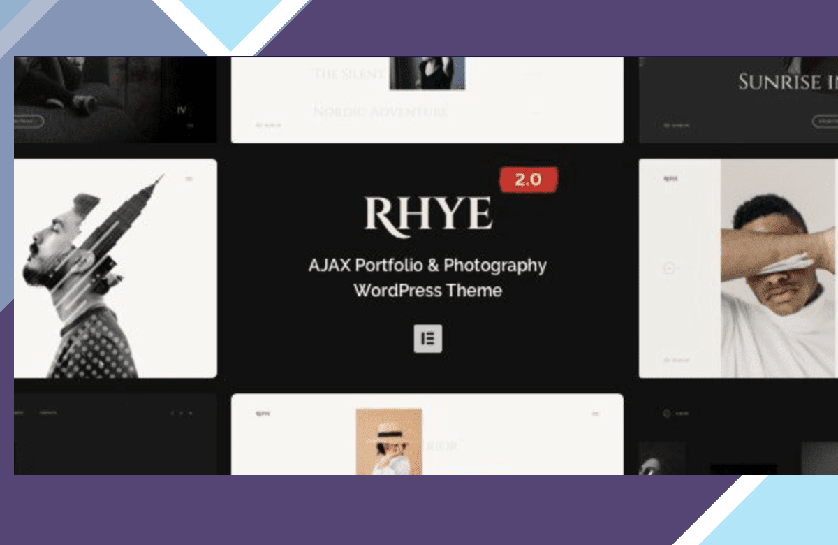 Rhye – AJAX Portfolio WordPress Theme screenshot