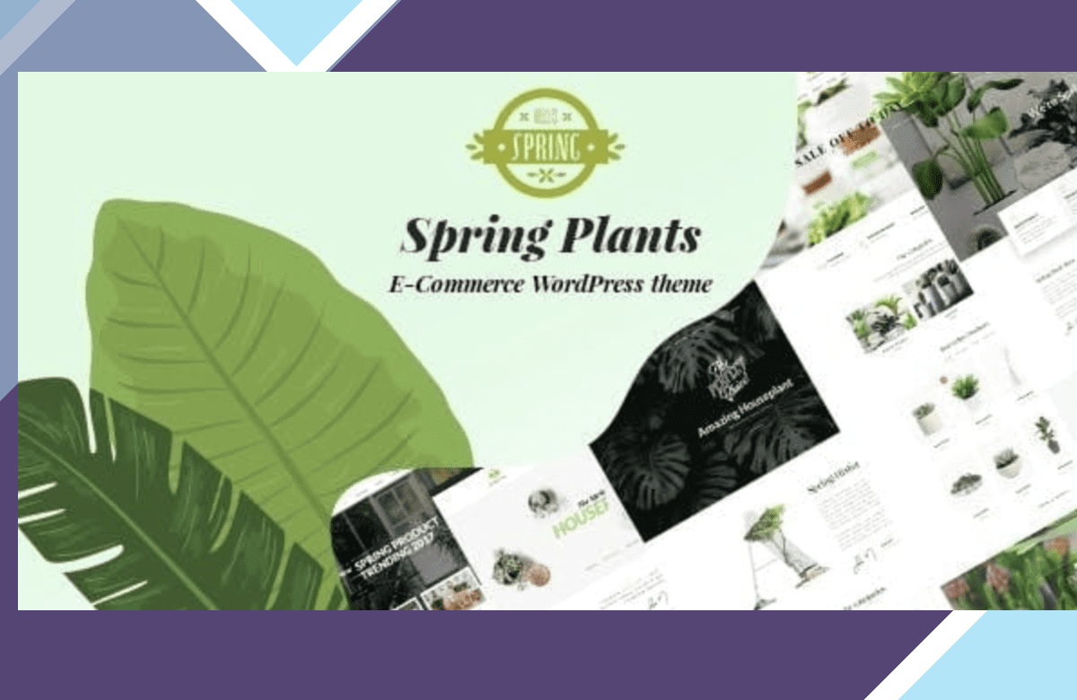Spring Plants – Gardening and Houseplants WordPress Theme screenshot