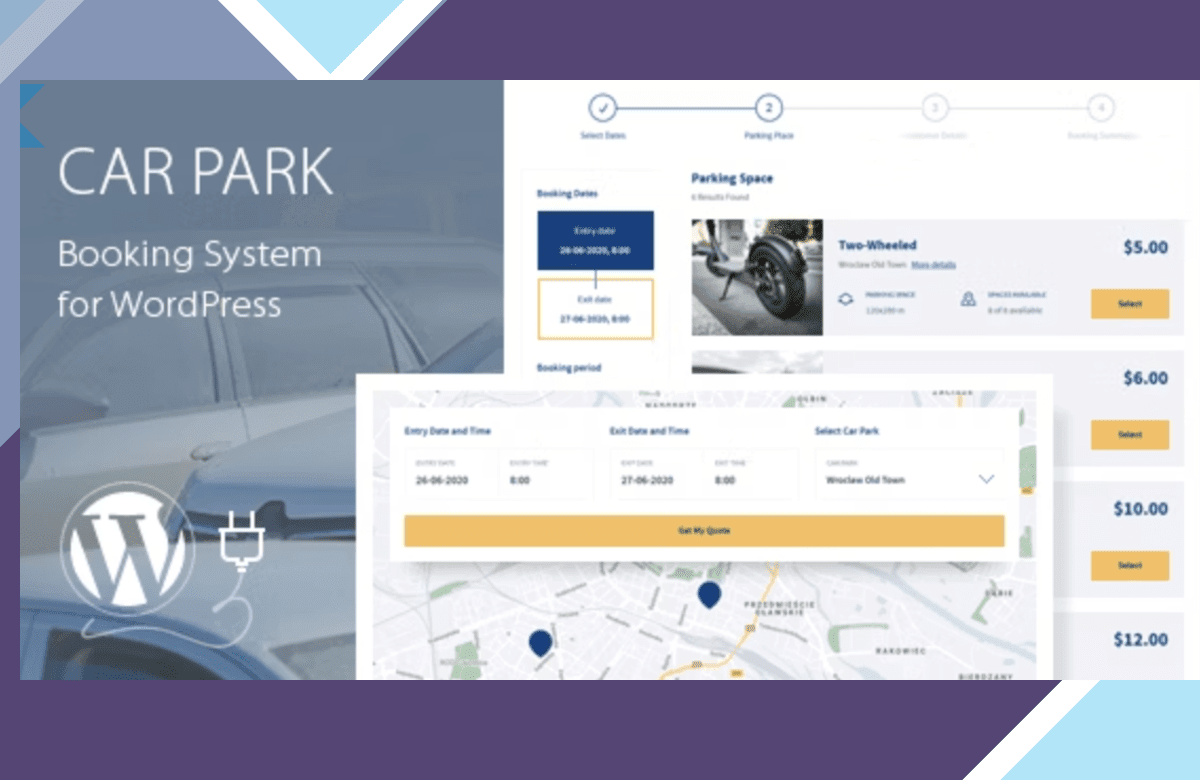 Car Park Booking System for WordPress screenshot