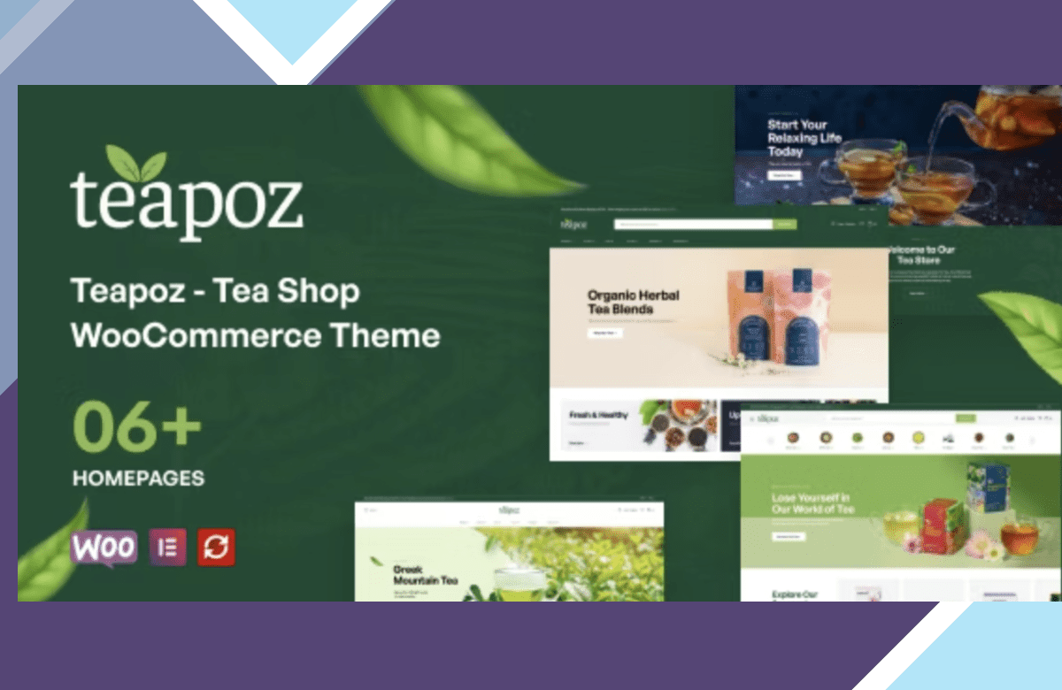 Teapoz – Tea Shop WooCommerce Theme screenshot