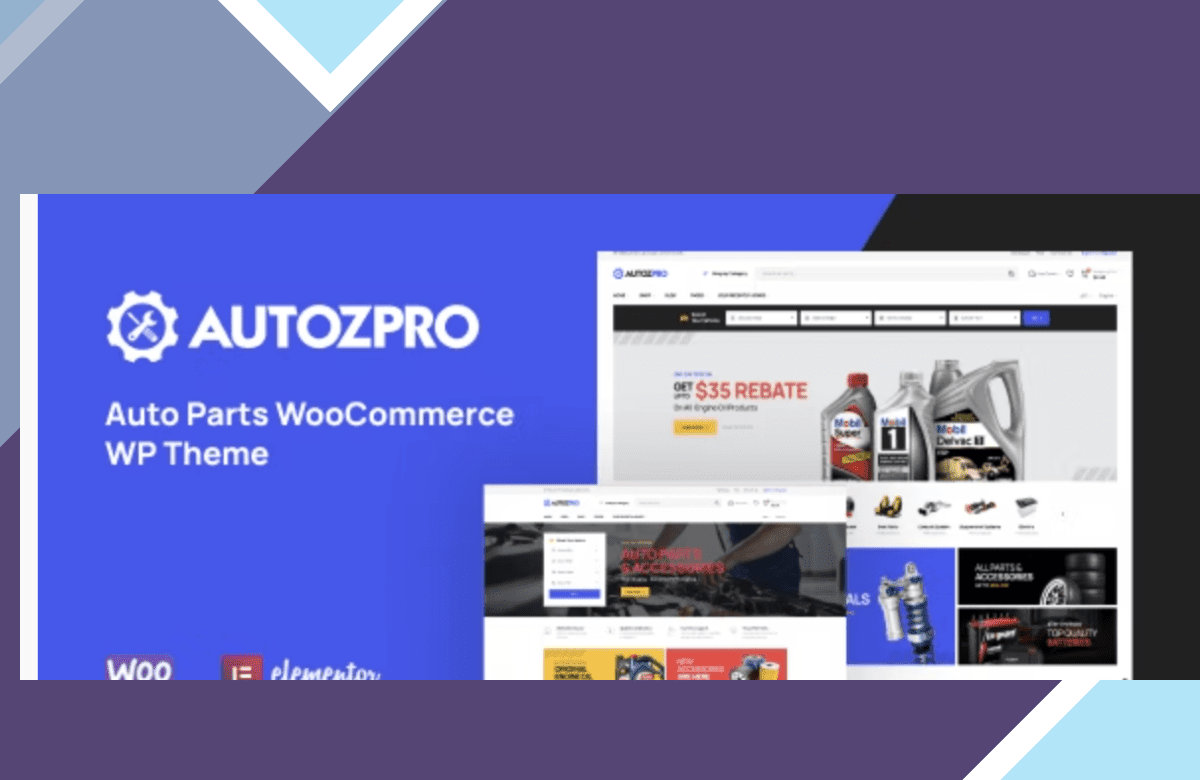Autozpro – Auto Parts WooCommerce WordPress Theme screenshot
