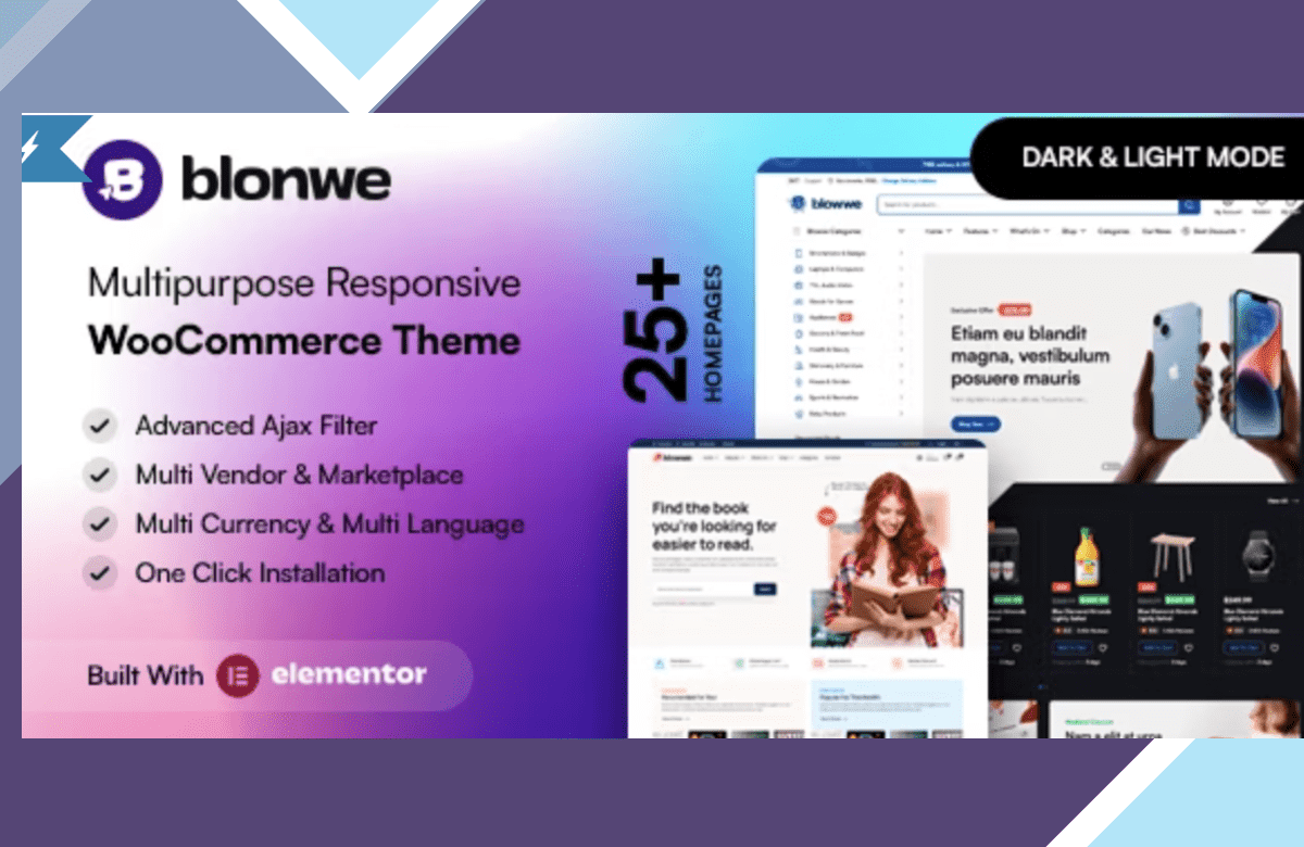 Blonwe – Multipurpose WooCommerce Theme screenshot