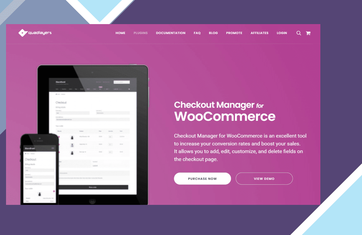 WooCommerce Checkout Manager PRO screenshot