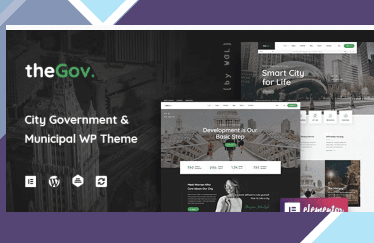 TheGov – Municipal and Government WordPress Theme screenshot
