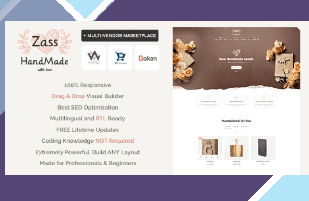 Zass – WooCommerce Theme for Handmade Artists and Artisans screenshot