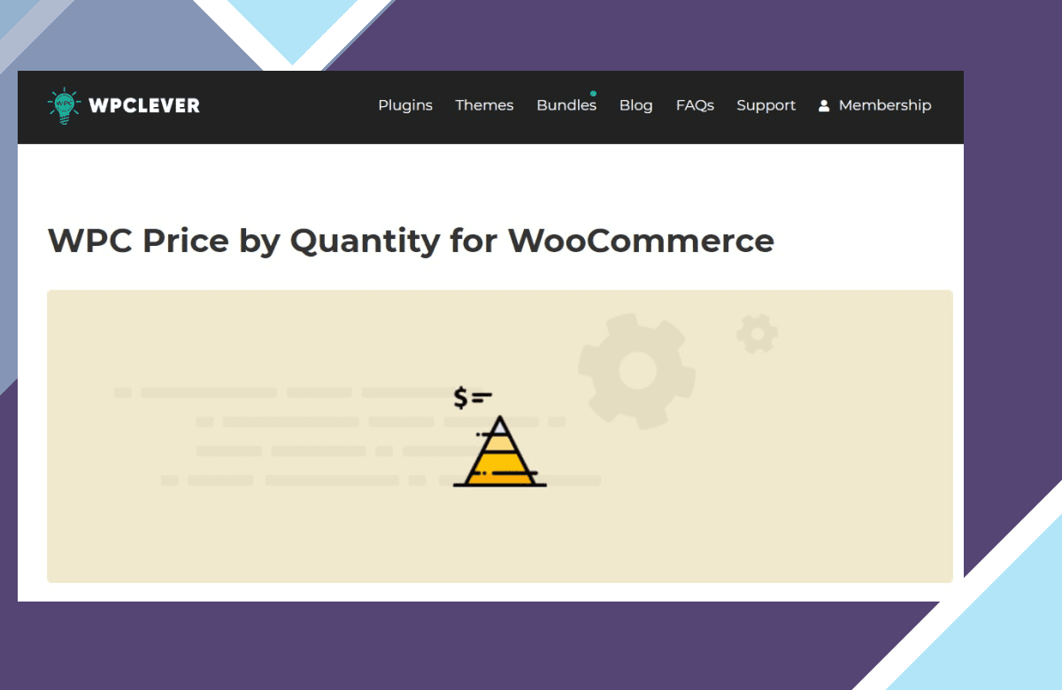 WPC Price by Quantity for WooCommerce screenshot