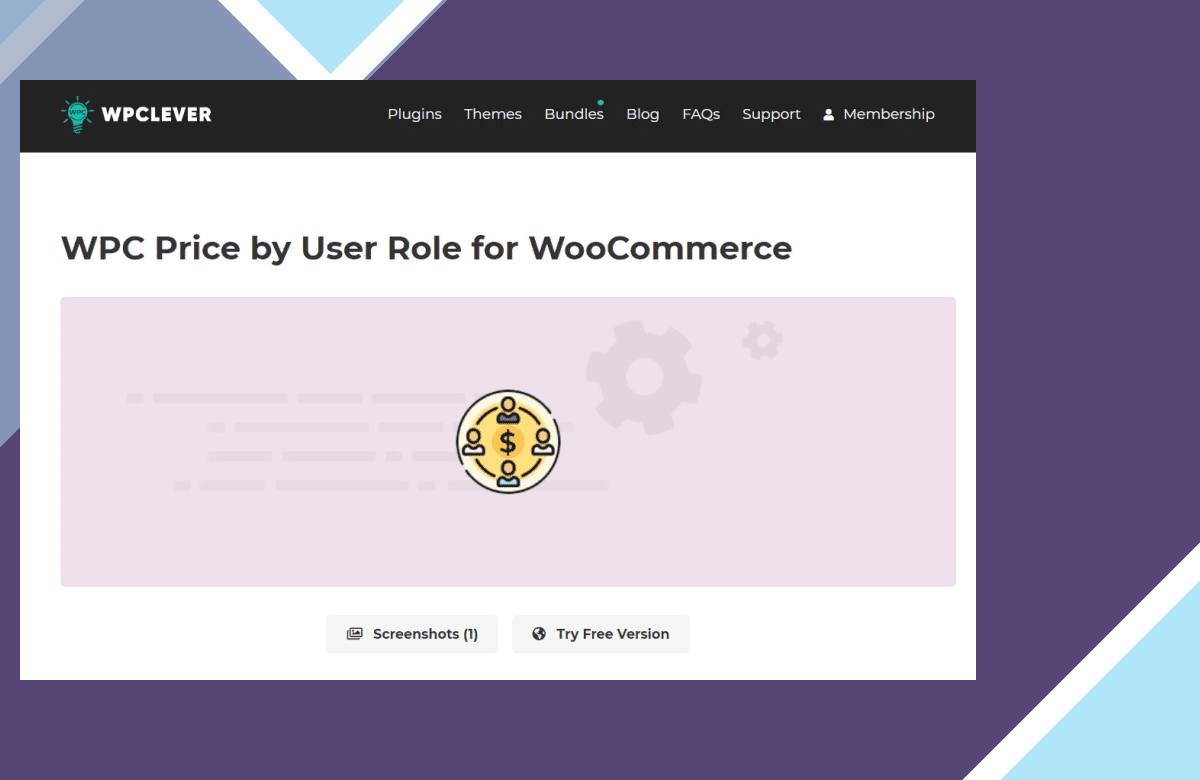 WPC Price by User Role for WooCommerce screenshot