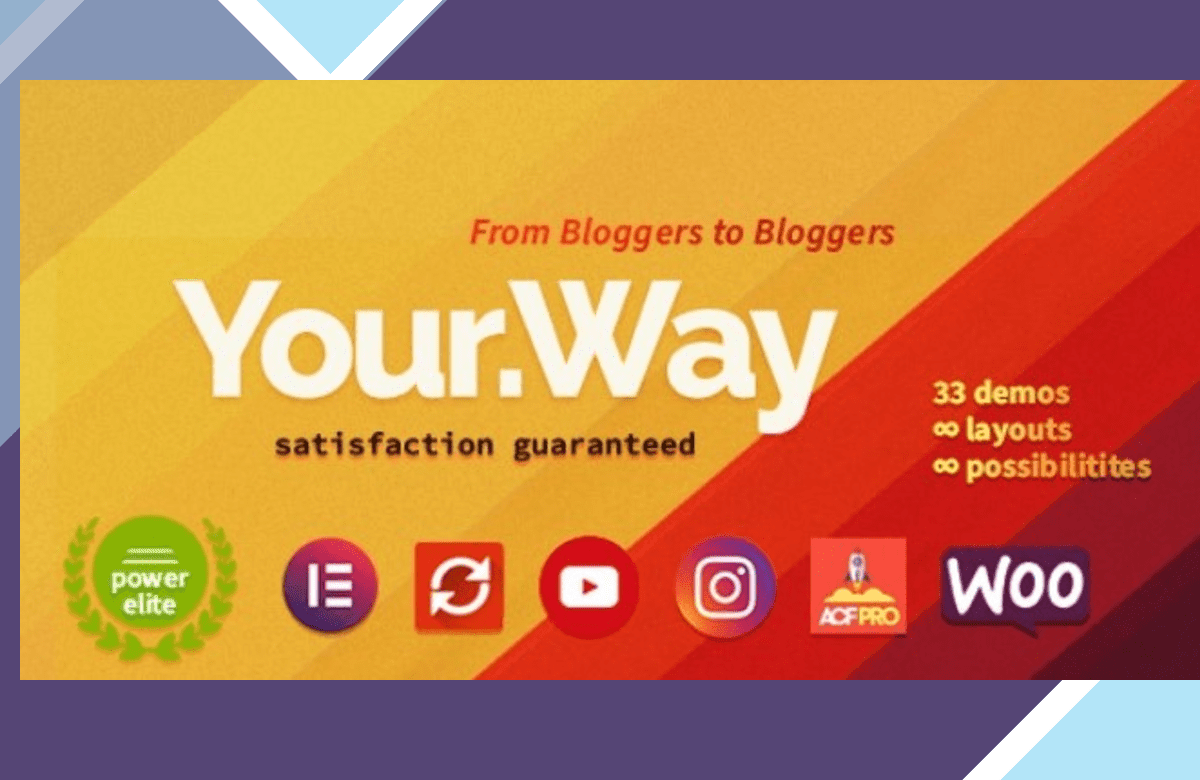 YourWay | Multi-Concept Blog WordPress Theme screenshot