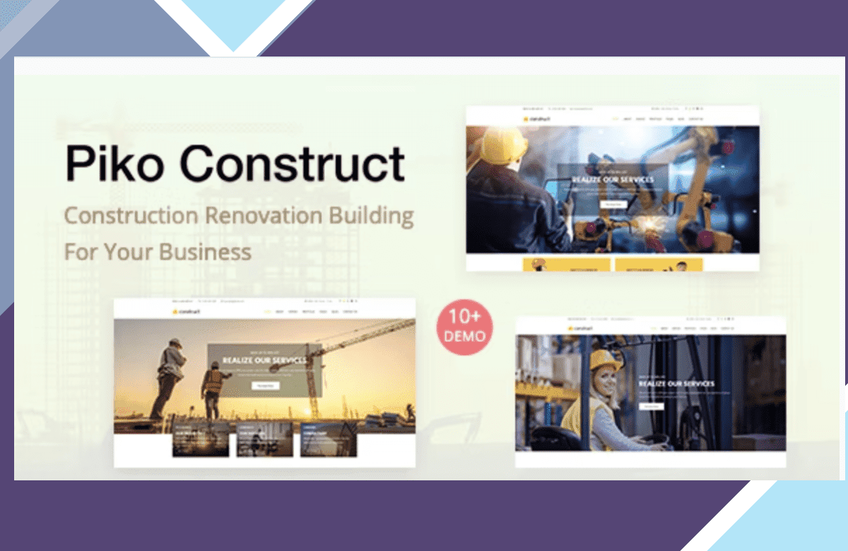 Piko-Construct – Construction WordPress Theme screenshot