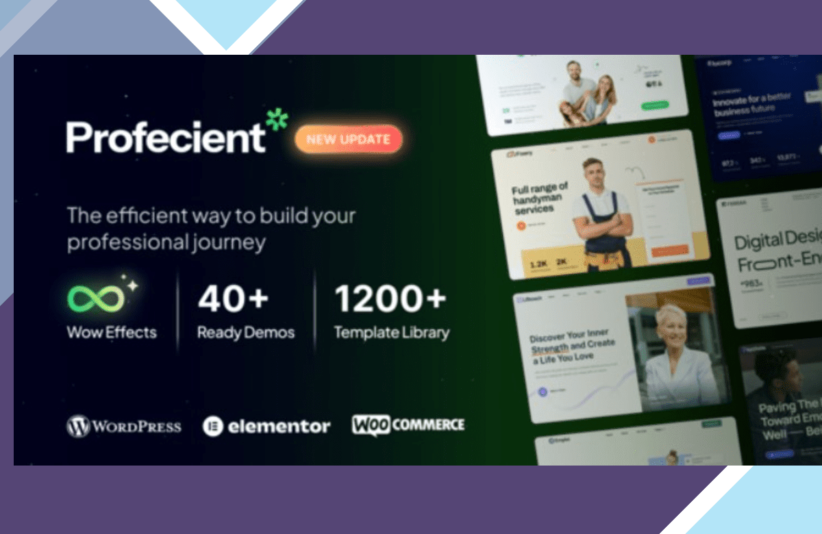 Profecient – Multipurpose Elementor Business and WooCommerce WordPress Theme screenshot