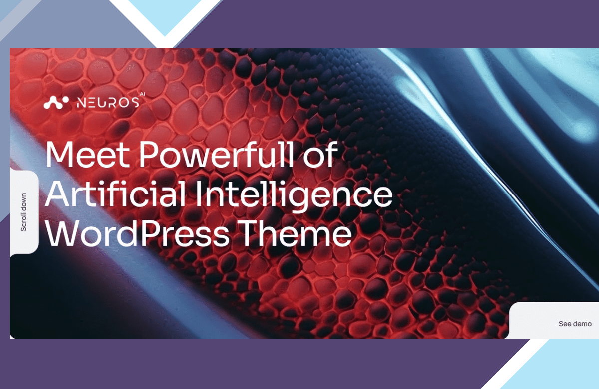 Neuros – AI Agency and Technology WordPress Theme screenshot