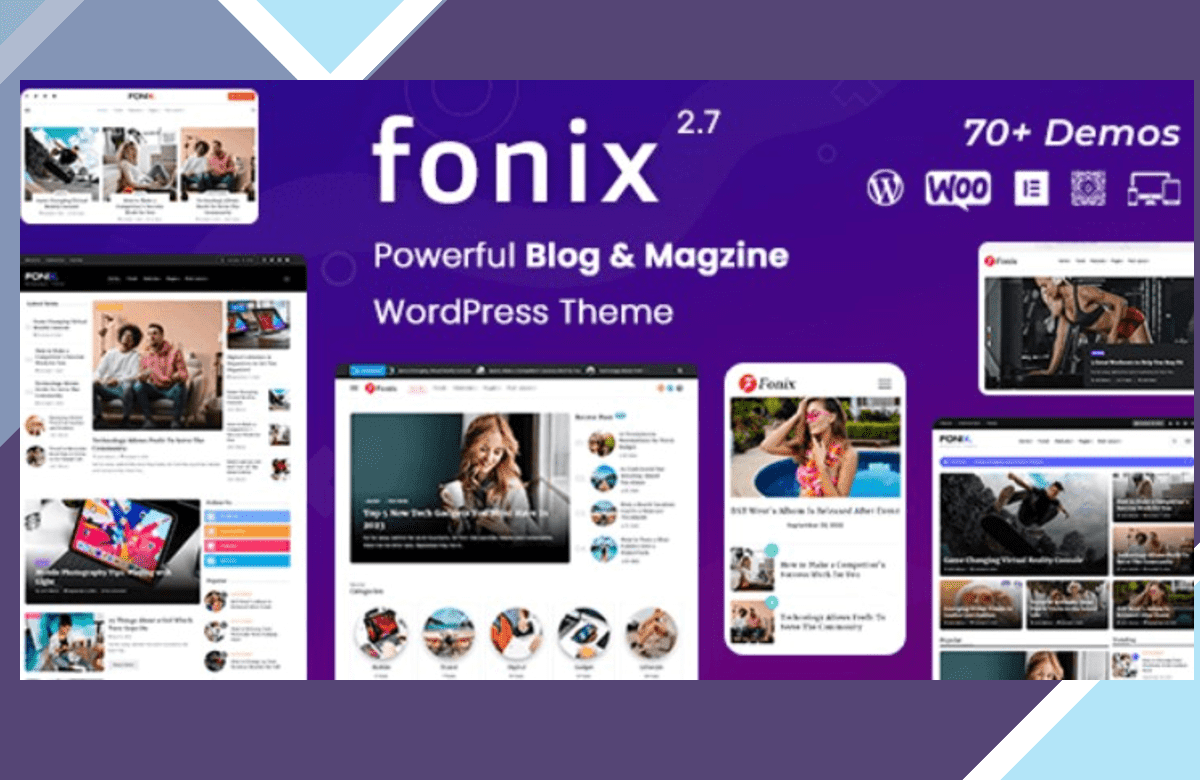 Fonix | Newspaper and Magazine WordPress Theme screenshot