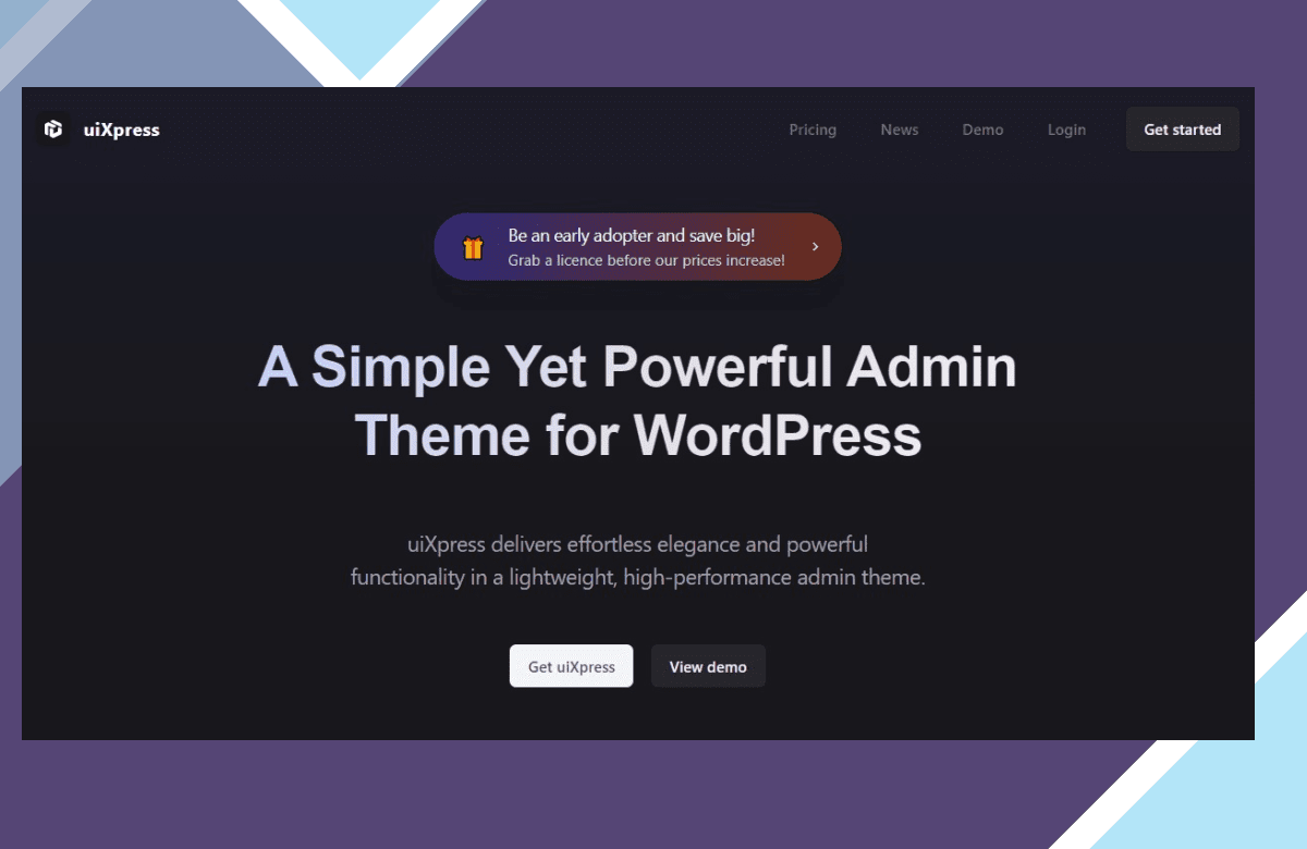 UIXpress screenshot