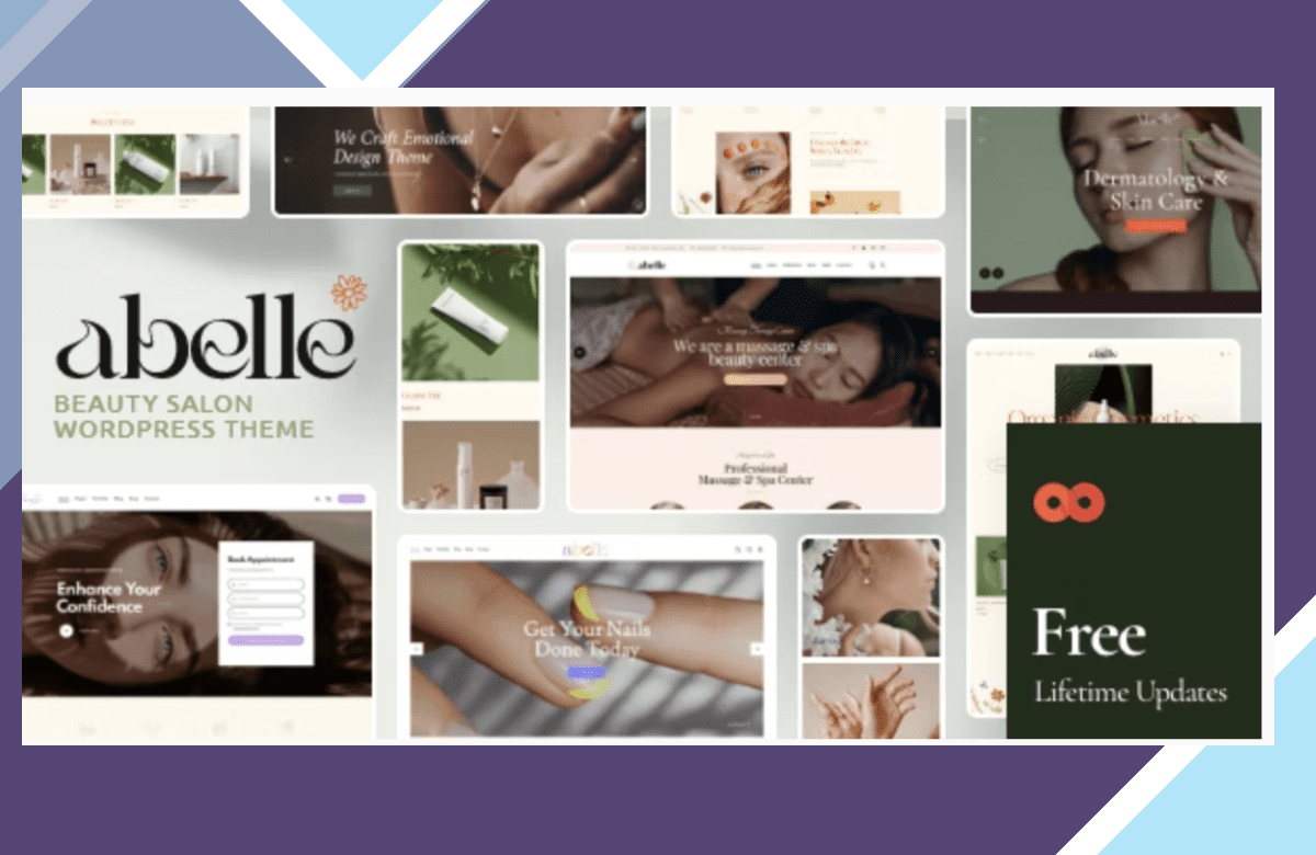 Abelle – Beauty Salon Elementor WordPress Theme screenshot