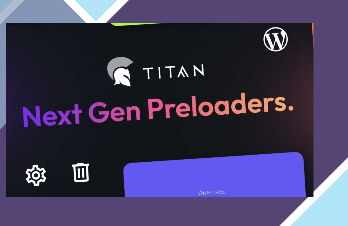 Titan Preloaders and Page Transitions Plugin screenshot