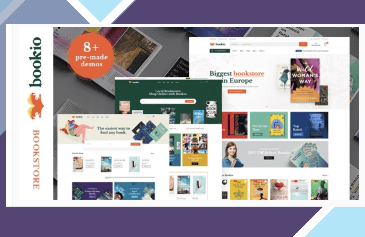 Bookio – Book Store WooCommerce WordPress Theme screenshot