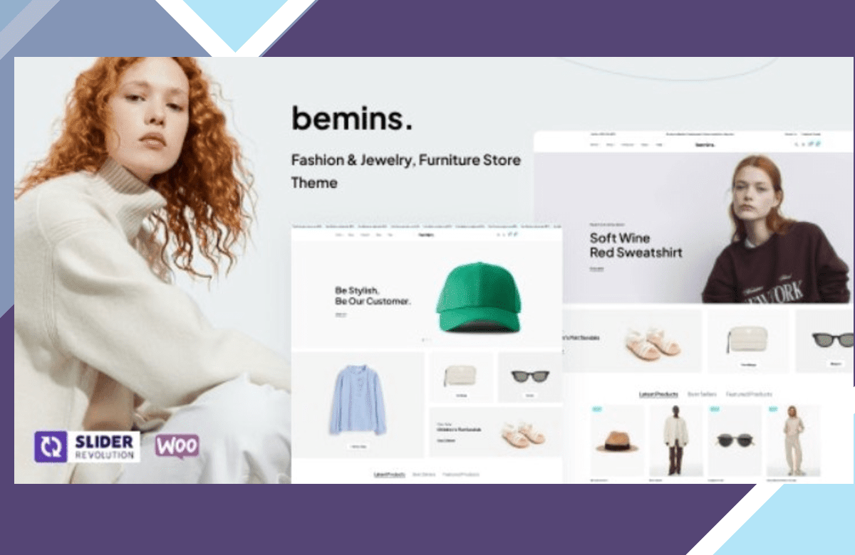 Bemins – Fashion and Jewelry, Furniture Store Theme screenshot