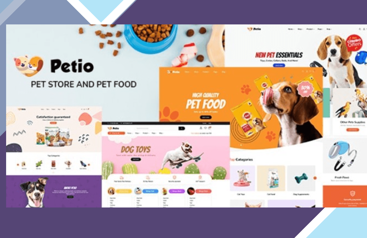 Petio – Pet Store WooCommerce WordPress Theme screenshot
