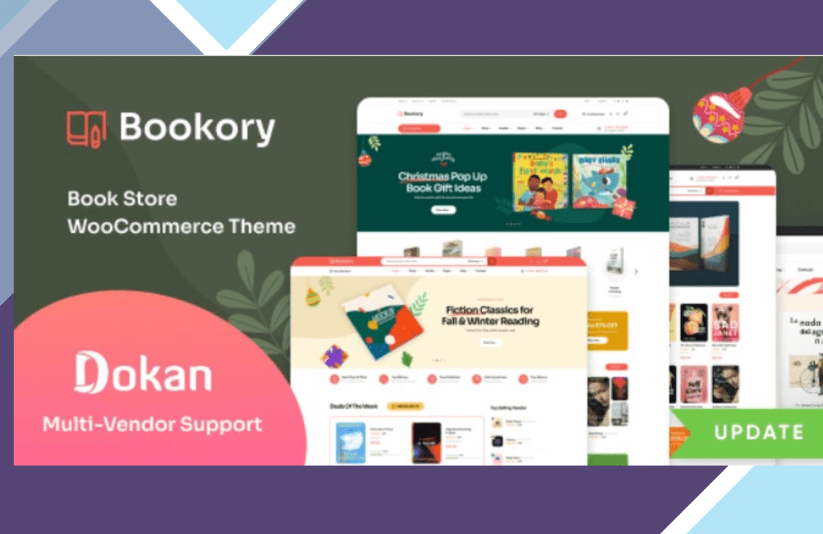 Bookory – Book Store WooCommerce Theme screenshot
