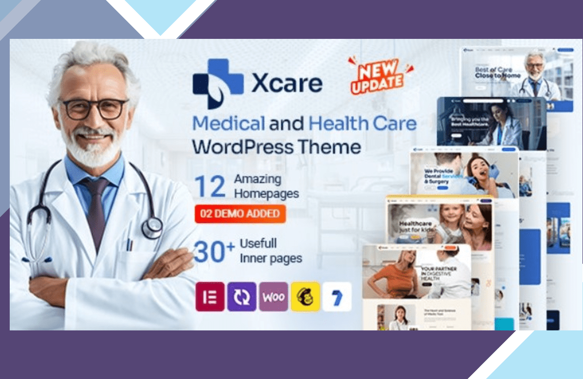 Xcare – Medical and Health Care WordPress Theme screenshot