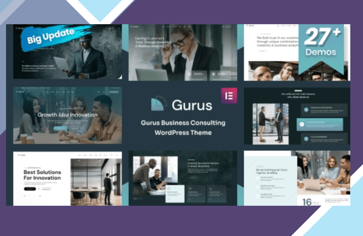 Gurus – Business Consulting WordPress Theme screenshot