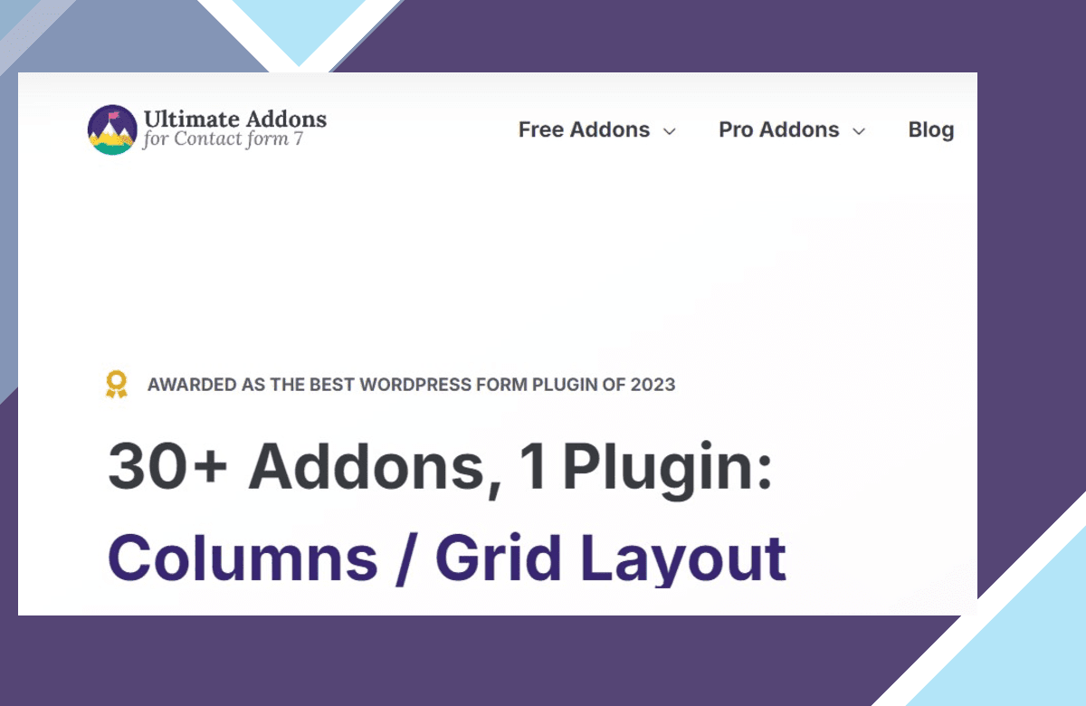 Ultimate Addons for Contact Form 7 screenshot