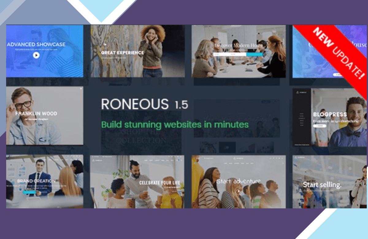 Roneous – Creative Multi-Purpose WordPress Theme screenshot