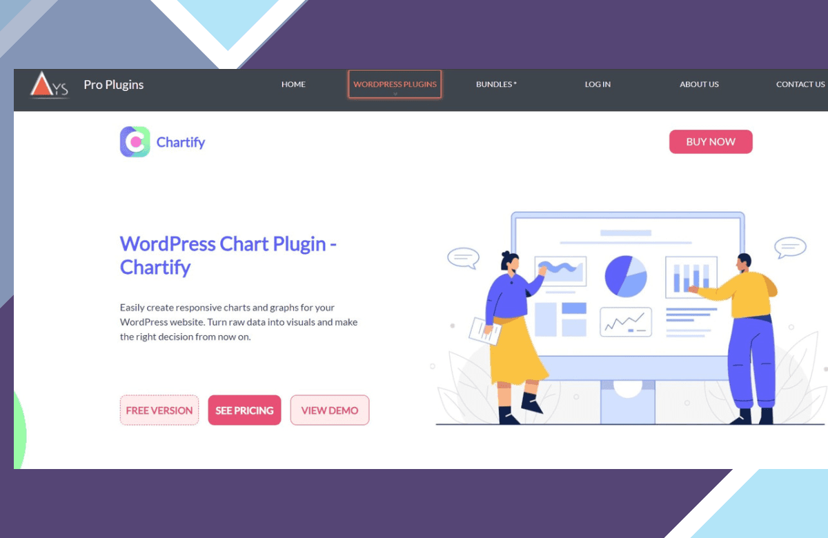 Chartify Chart Builder for WordPress screenshot