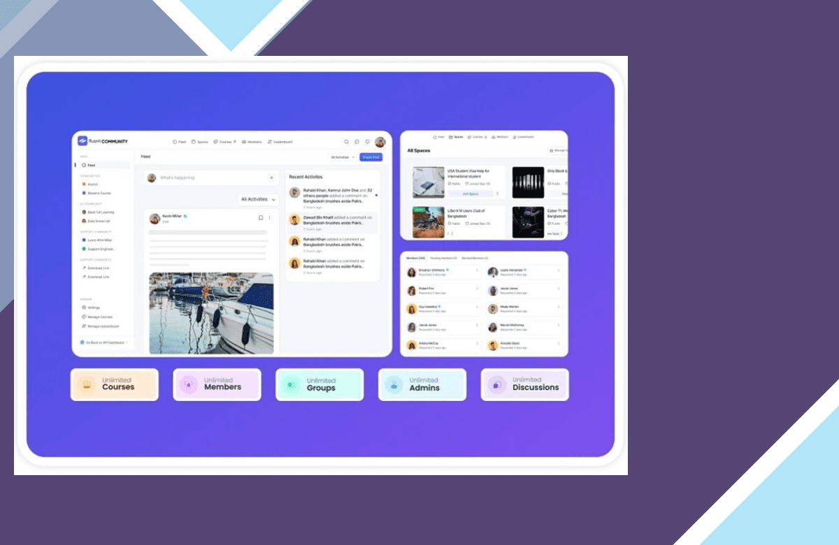 Fluent Community Pro screenshot