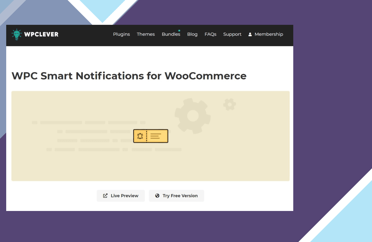WPC Smart Notifications for WooCommerce screenshot