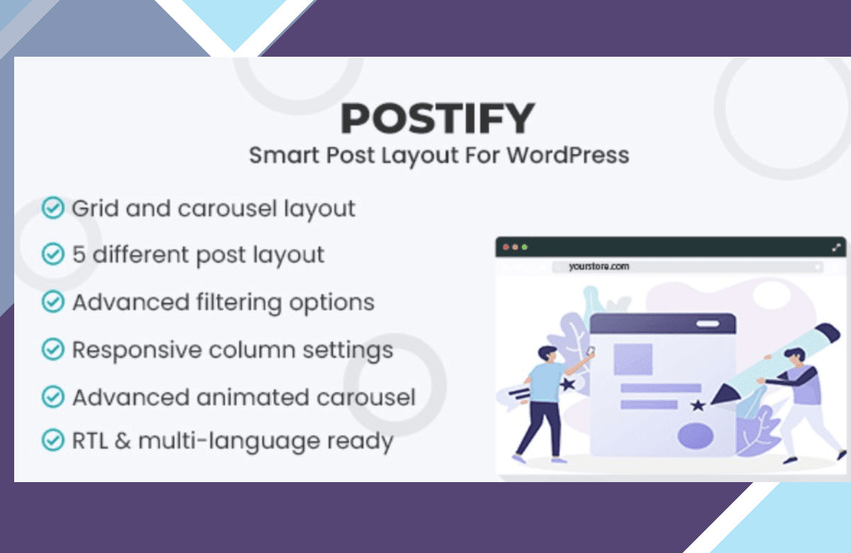 Postify – Smart Post Layout For WordPress screenshot