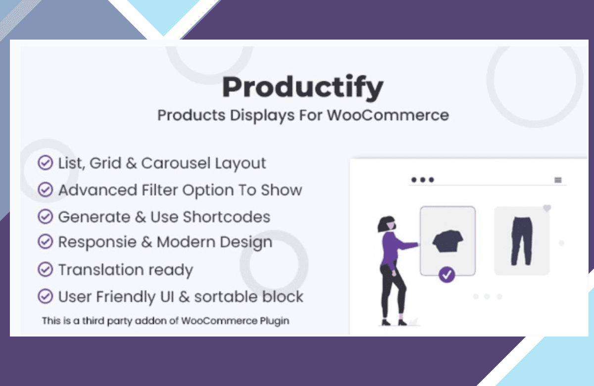 Productify – Products Displays For WooCommerce screenshot