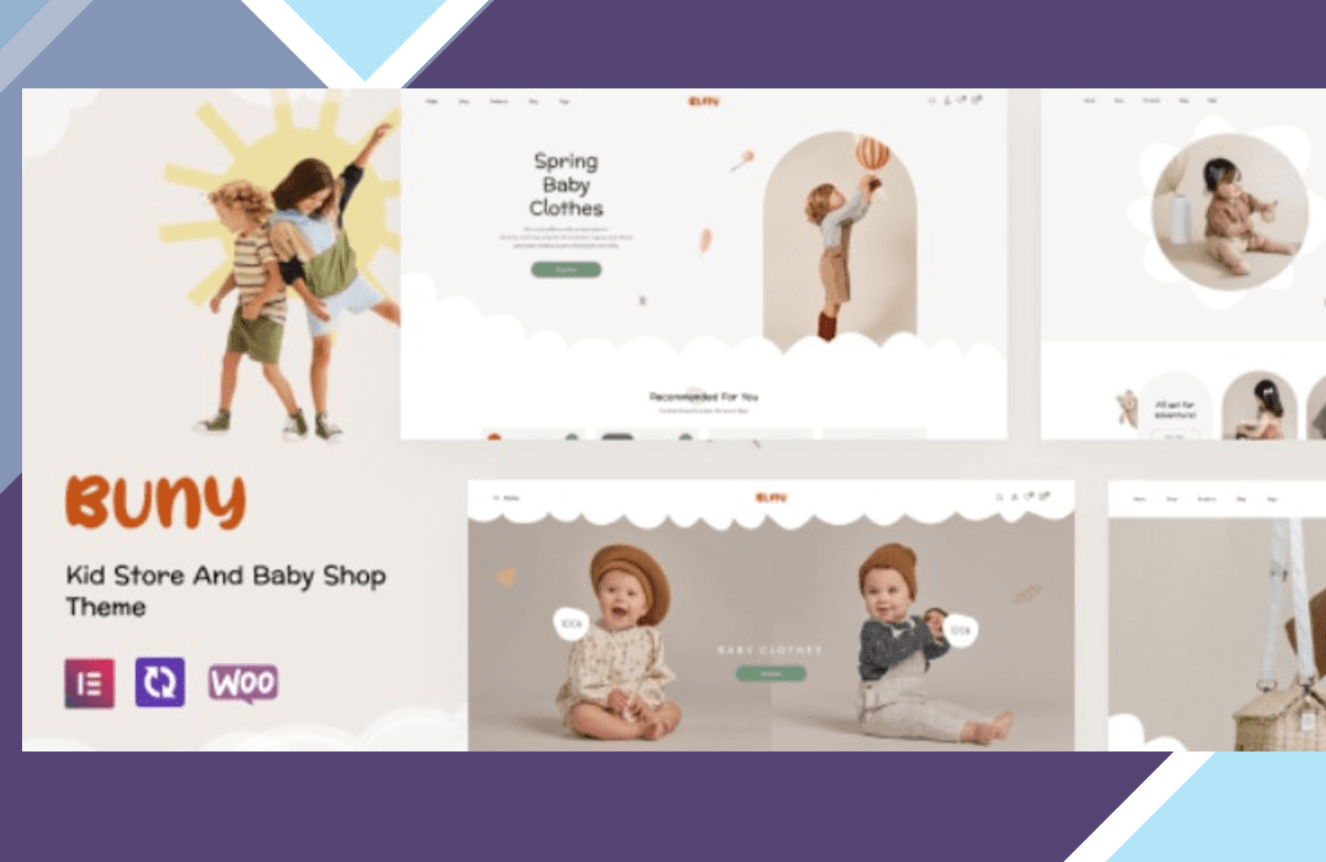 Buny – Kids Store and Baby Shop WordPress Theme screenshot