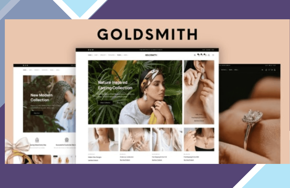 GoldSmith – Jewelry Store WooCommerce Elementor Theme screenshot