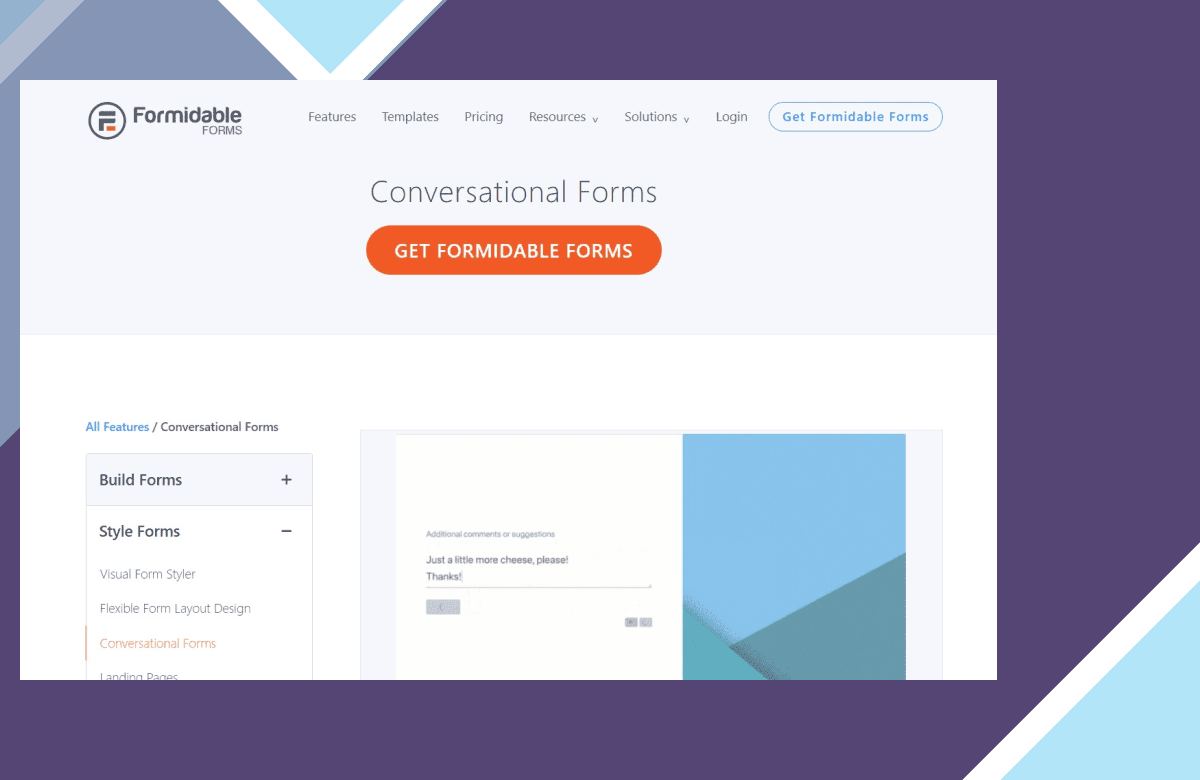 Formidable Conversational Forms screenshot