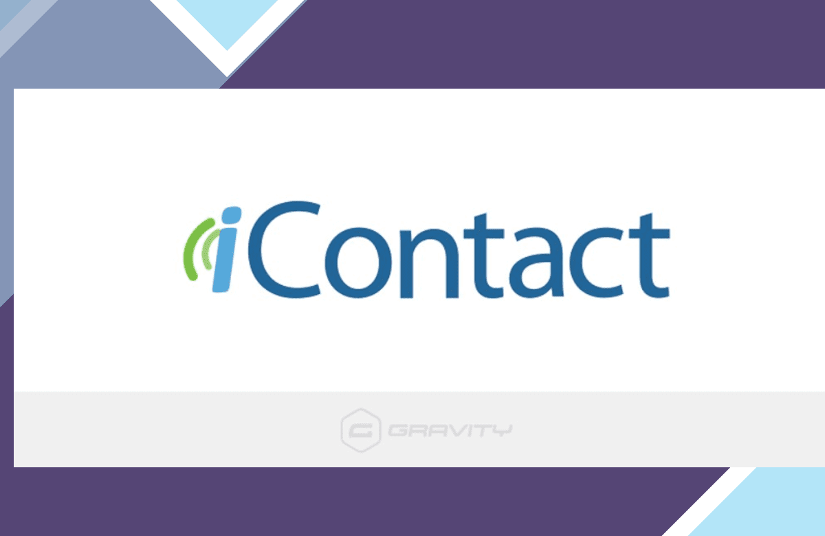 Gravity Forms iContact screenshot