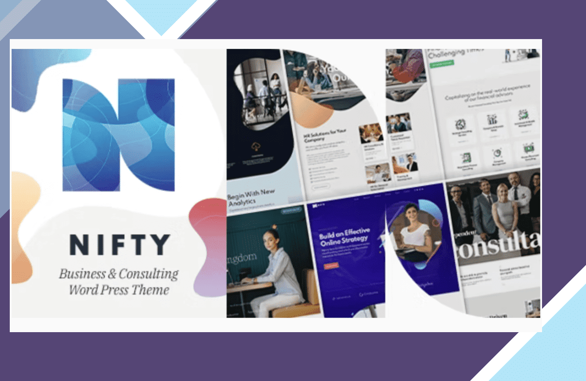 Nifty – Business Consulting WordPress Theme screenshot